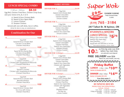 Super Wok Chinese Restaurant